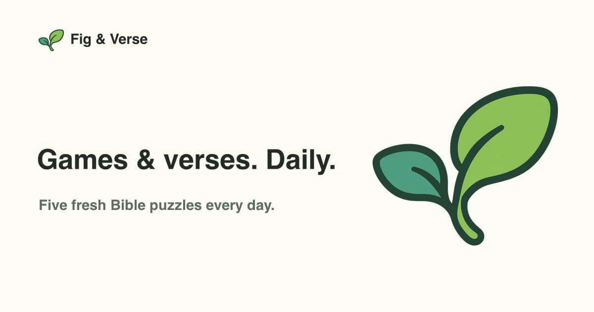 I made a daily Bible puzzle game you can play in your browser